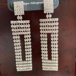 Rhinestone earrings